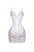 Elizabeth Mesh Tank Cutout Ruffle Mini Dress